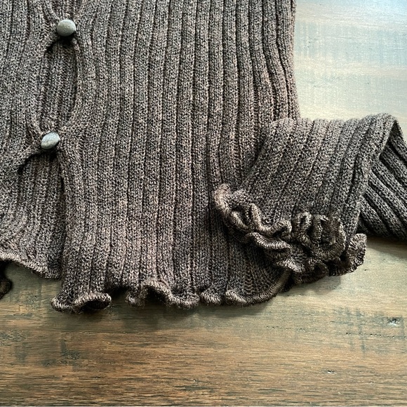 Free People Chocolate Brown Erica Cardigan - Picture 10 of 15